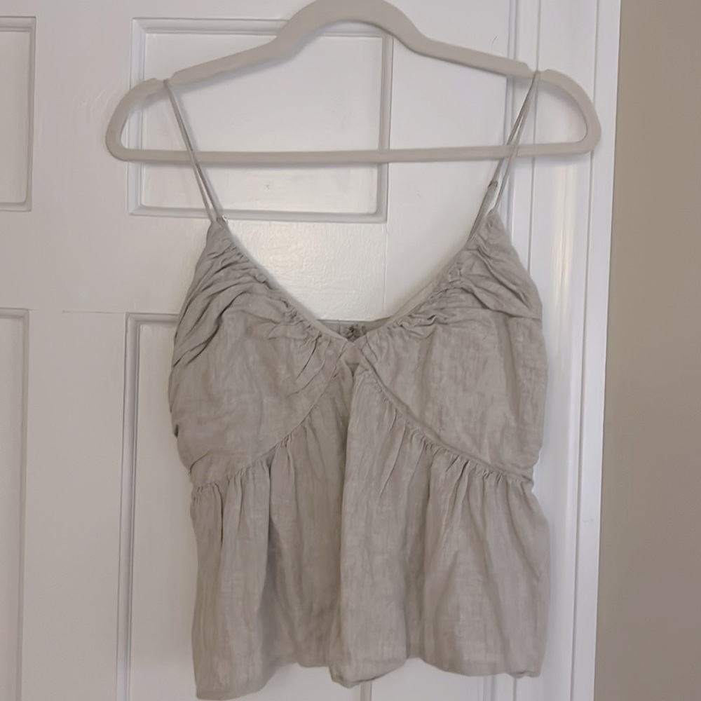 J CREW - Linen tank top